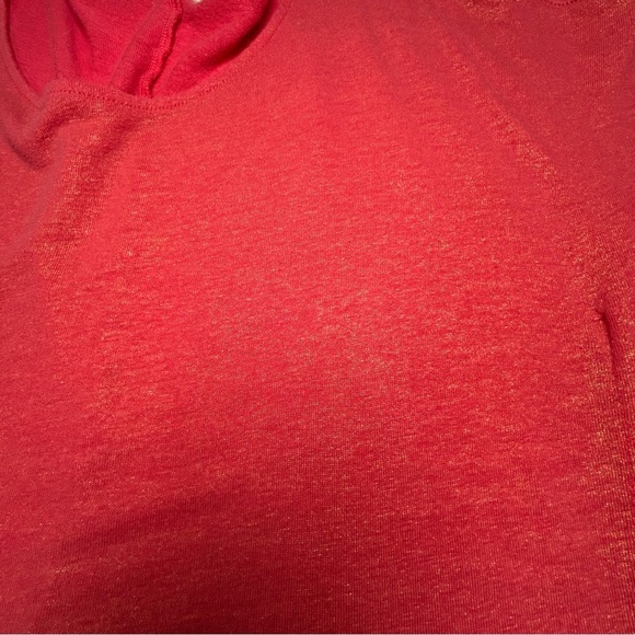 2 for$15 Chico's Vibrant Red Short Sleeve Top 
Chico’s Size 2 (L/12) - Picture 13 of 16